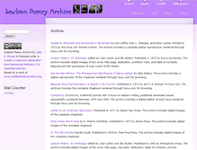 Tablet Screenshot of lesbianpoetryarchive.org